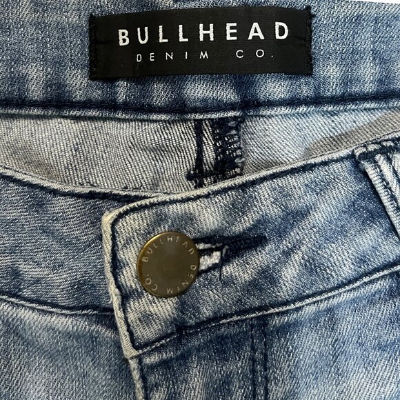 BULLHEAD Women's Size 26 Vintage Rip & Repair Jeans Distressed Skinny Casual Y2K - Picture 3 of 14